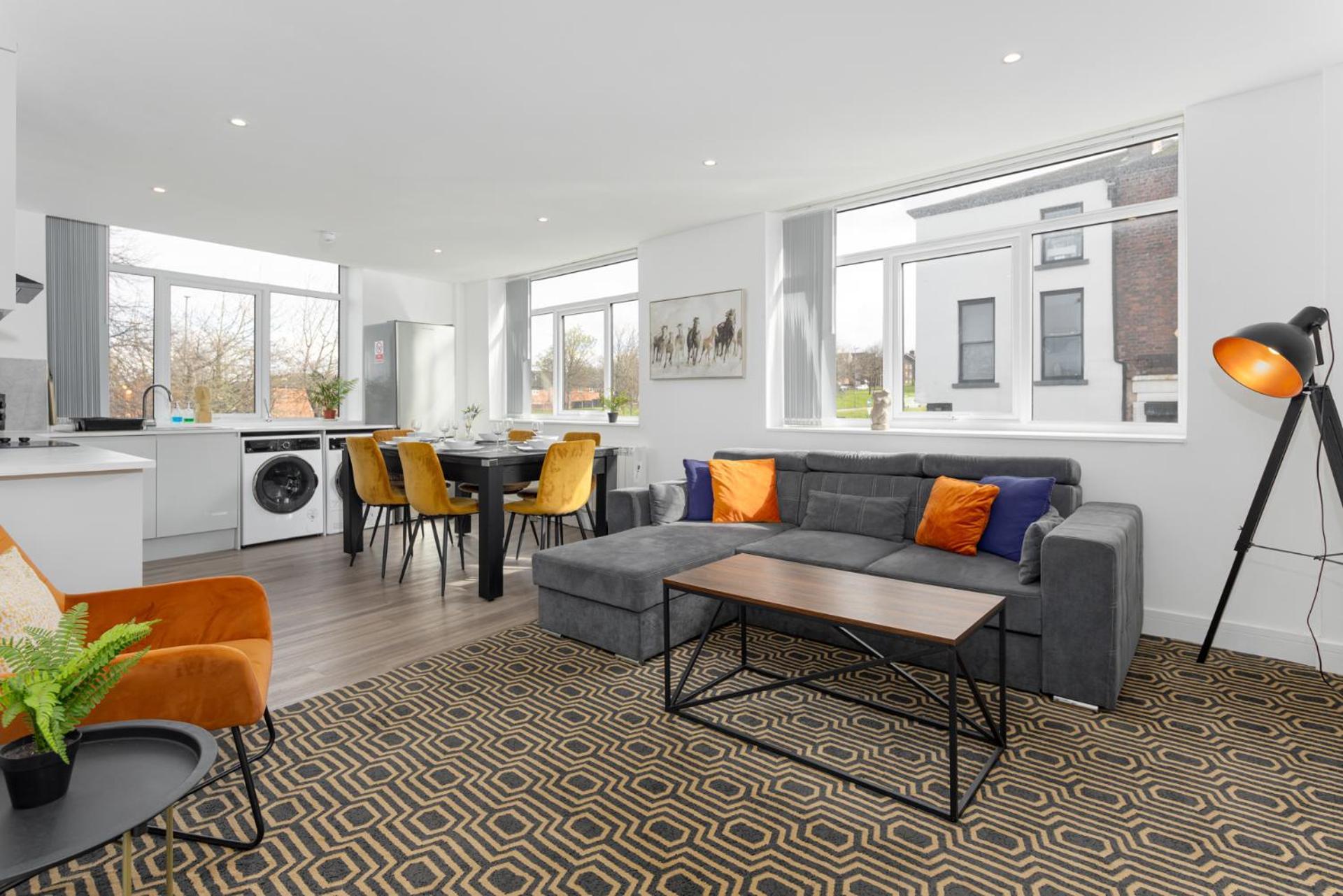 Flatzy - 16 Guests 4 En-Suite Central Apartment A Liverpool Eksteriør billede
